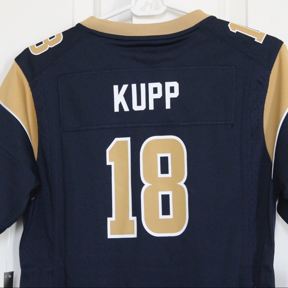 Kids Throwback NFL Rams Cooper Kupp Jersey - Old Number - Picture 2 of 8